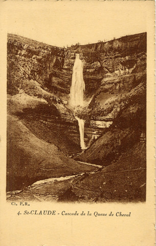 Saint-Claude (Jura). 4. La cascade de la Queue de Cheval.