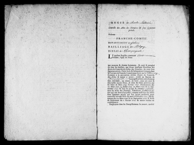 Registre du 12 décembre 1729 au 14 janvier 1732