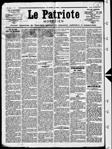 Le Patriote morézien.