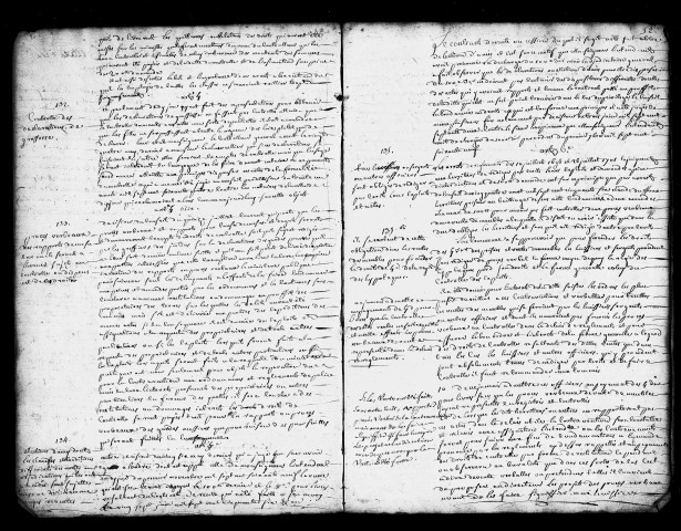 Registre d'enregistrement des arrêtés et décisions du Conseil, ordres de la compagnie, du Directeur et autres employés supérieurs (juillet 1773- décembre 1792)