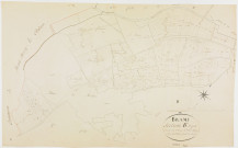 Brans, section B, feuille 3.géomètre : Sauldubois