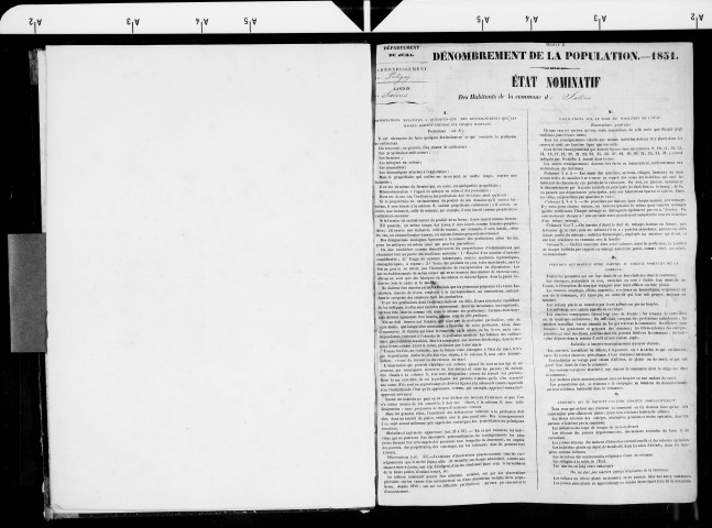 Salins, 15 juillet 1851