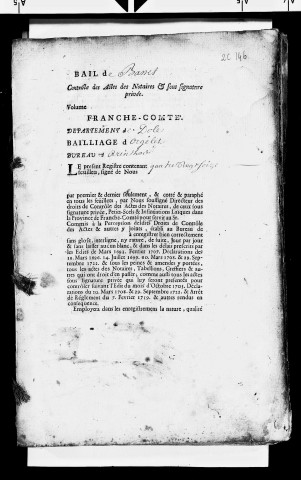 Registre du 6 octobre 1725 au 16 novembre 1726
