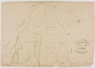 Rothonay, section A, Asnières, feuille 2.géomètre : Jannin