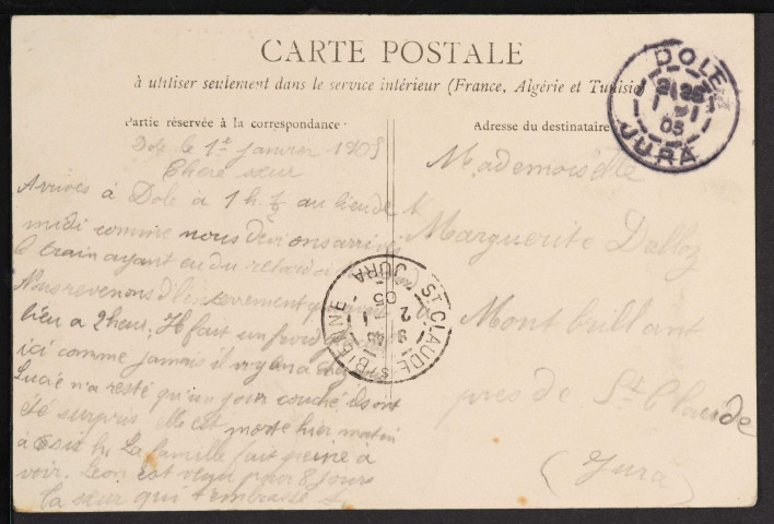 Dole - La Statue de Grévy (1905)