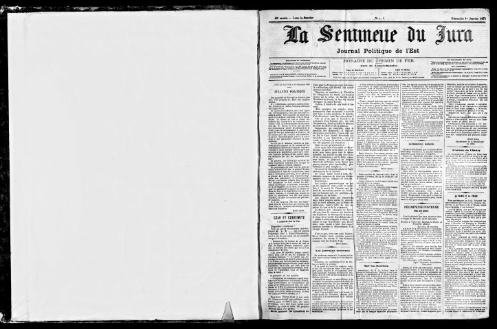 La Sentinelle du Jura.