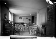 Hôtel, Les terrasses. Le hall. Malbuisson