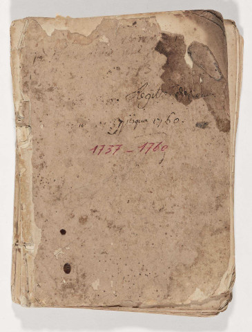 Baptêmes, mariages et sépultures.