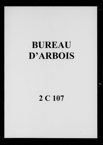 Table du 14 août 1760 au 20 novembre 1768