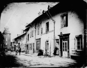 Rue avec la tour. Nozeroy