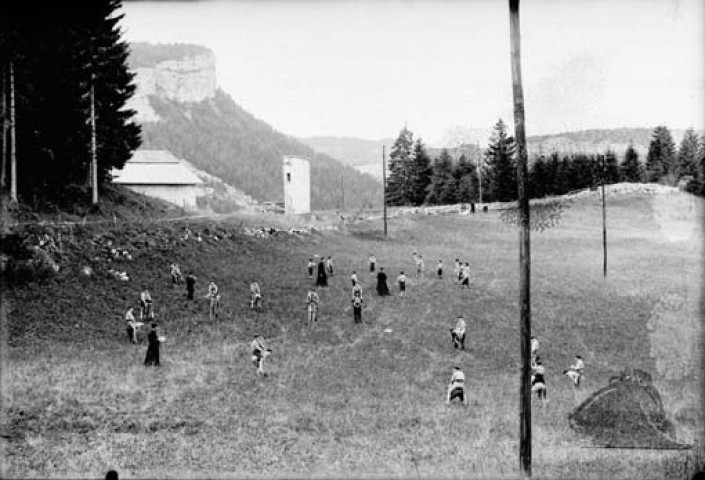 Colonie de Prémanon. Scènes de jeux