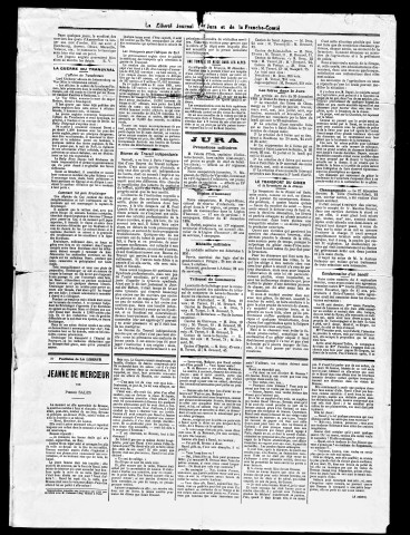 La Liberté du Jura et de la Franche-Comté. 1902.