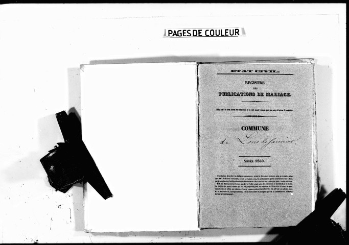 Publications de mariage.