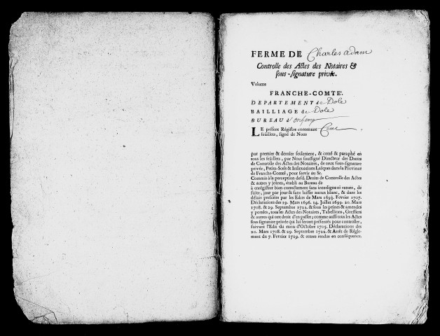 Registre du 27 octobre 1745 au 7 juin 1748