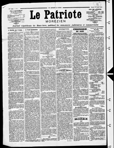 Le Patriote morézien.