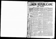L'Union républicaine du Jura. 1901.