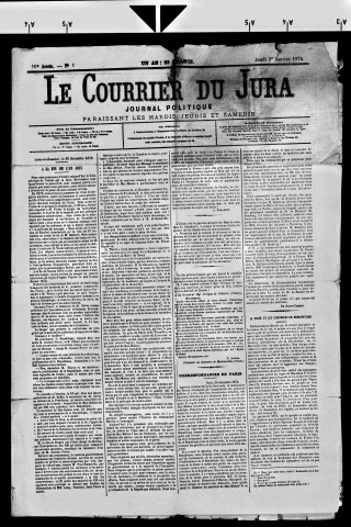 Le Courrier du Jura.