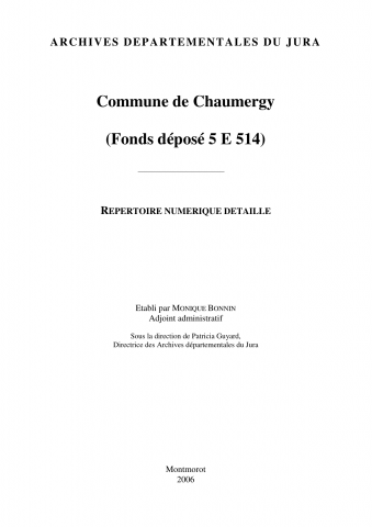 Budgets et chapitres additionnels, 1809 et 1881-1947.